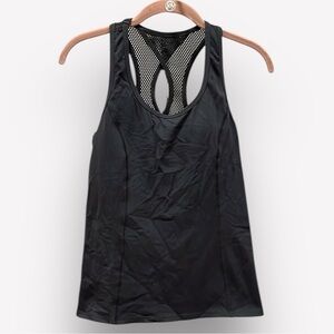 🇪🇸🥑Trina Turk tank top black mesh racerback